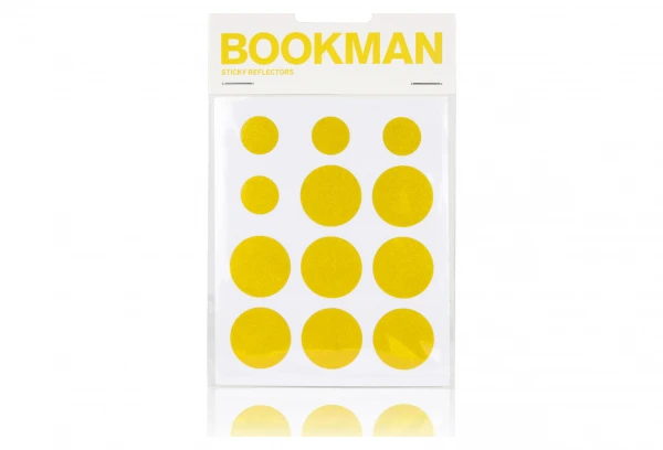 BOOKMAN Stickers Reflechissant Jaune 3 BOOKMAN Stickers Reflechissant Jaune