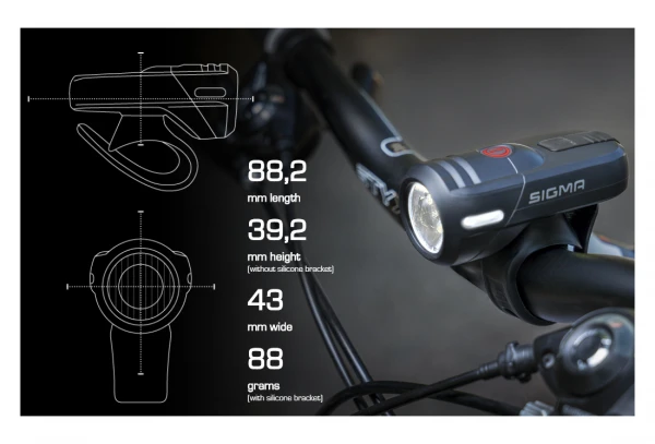 Eclairage Avant Sigma Aura 45 USB 6 Eclairage Avant Sigma Aura 45 USB – Image 4