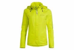 Veste Imperméable Vaude Luminum Jacket II Femme Fluo