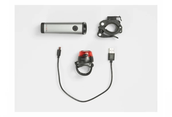 Paire D'Éclairages Bontrager Glo/Ember Comp RS Argent 6 Paire D'Éclairages Bontrager Glo/Ember Comp RS Argent – Image 4