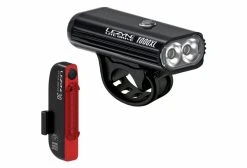 Paire D'Éclairages Lezyne Lite Drive 1000XL / Stick Drive Noir