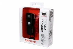 Paire D'Éclairages Cateye AMPP100 & ViZ100 Noir -Éclairage Vélo Soldes Boutique unnamed file 1551
