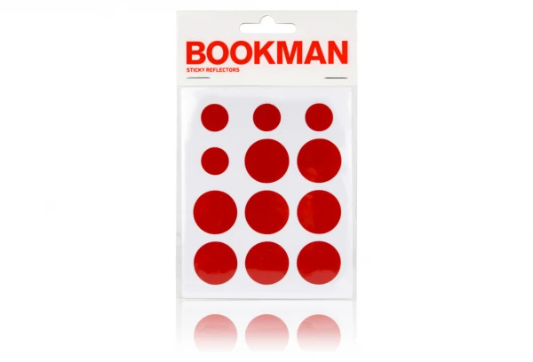 BOOKMAN Stickers Reflechissant Rouge 3 BOOKMAN Stickers Reflechissant Rouge