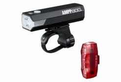 Paire D'Éclairages Cateye AMPP800 & ViZ300 Noir