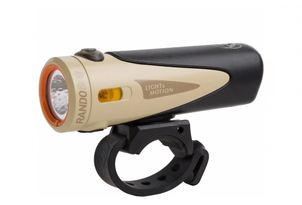 Éclairage Avant Light & Motion Rando 500 Beige / Noir 3 Éclairage Avant Light & Motion Rando 500 Beige / Noir