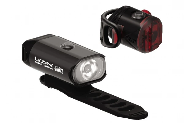 Kit D'Eclairage Lezyne Mine Drive 400XL / Femto Noir 3 Kit D'Eclairage Lezyne Mine Drive 400XL / Femto Noir